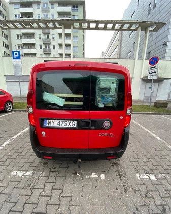 Fiat Doblo cena 13900 przebieg: 238128, rok produkcji 2011 z Warszawa małe 56